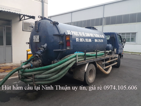 Hút hầm cầu tại Ninh Thuận uy tín, giá rẻ nhất