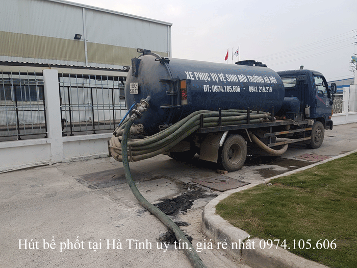 Hút bể phốt tại Hà Tĩnh uy tín, giá rẻ nhất