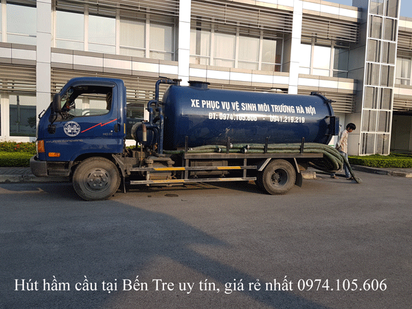 Hút hầm cầu tại Bến Tre uy tín, giá rẻ nhất 0974.105.606