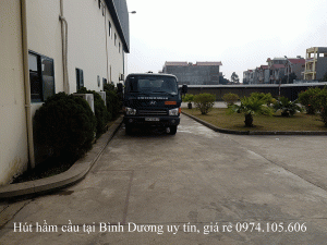 Hút hầm cầu tại Bình Dương uy tín, giá rẻ nhất 0974.105.606