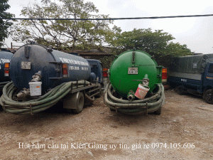 Hút hầm cầu tại Kiên Giang uy tín, giá rẻ nhất