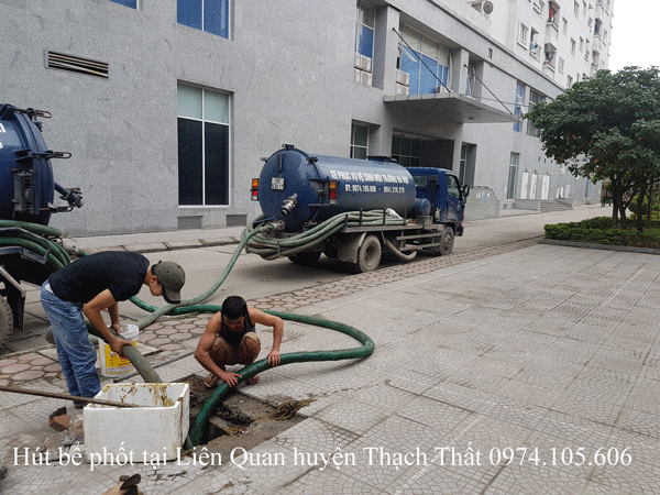 Hút Bể Phốt Tại Liên Quan Huyện Thạch Thất 0974.105.606