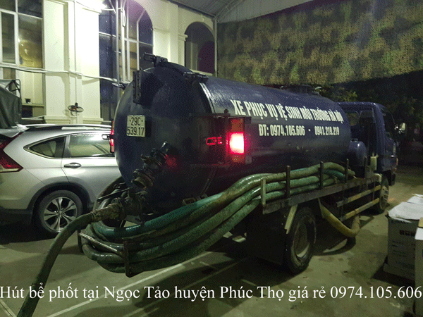 Hút Bể Phốt Tại Ngọc Tảo Huyện Phúc Thọ Giá Rẻ 0974.105.606