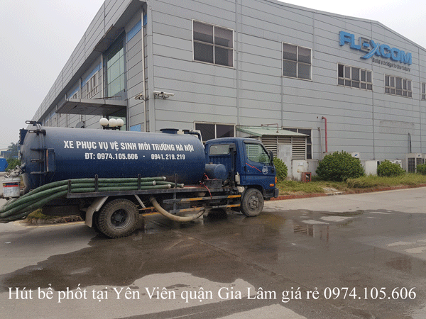 Hút bể phốt tại Yên Viên quận Gia Lâm 0941.219.219