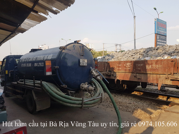 Hút hầm cầu tại Bà Rịa Vũng Tàu uy tín giá rẻ nhất 0974.105.606