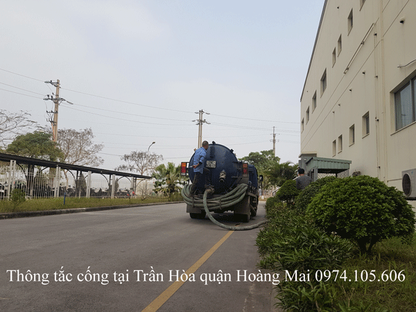 Thông Tắc Cống Tại Trần Hòa Quận Hoàng Mai Giá Rẻ