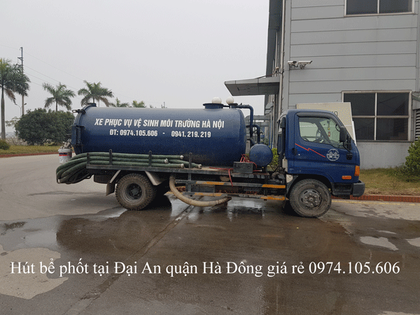 Hút Bể Phốt Tại Đại An Quận Hà Đông Giá Rẻ 0974.105.606