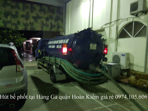 Hút bể phốt tại Hàng Gà quận Hoàn Kiếm 0941.219.219