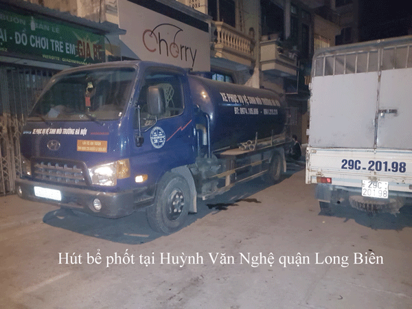 Hút Bể Phốt Tại Huỳnh Văn Nghệ Quận Long Biên Giá Rẻ