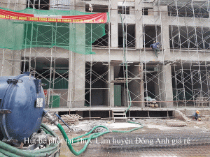 Hút bể phốt tại Thụy Lâm huyện Đông Anh giá rẻ 0974.105.606