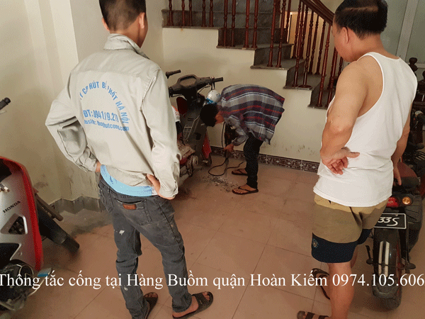 Thông Tắc Cống Tại Hàng Buồm Quận Hoàn Kiếm 0974.105.606