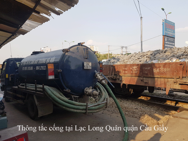 Thông tắc cống tại Lạc Long Quân quận Cầu Giấy giá rẻ 0974.105.606