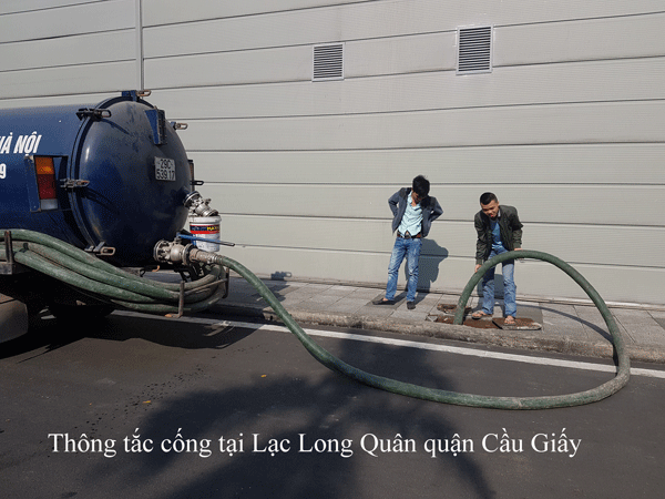 Thông Tắc Cống Tại Lạc Long Quân Quận Cầu Giấy 0941.219.219