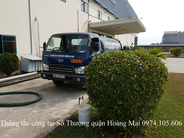 Thông tắc cống tại Sở Thượng quận Hoàng Mai 0974.105.606