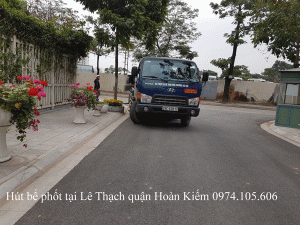 Hút bể phốt tại Lê Thạch quận Hoàn Kiếm 0974.105.606