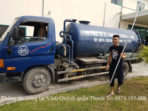 Thông tắc cống tại Vĩnh Quỳnh quận Thanh Trì 0941.219.219