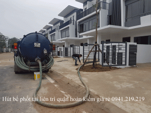 Hút bể phốt tại Liên Trì quận Hoàn Kiếm giá rẻ 0941.219.219