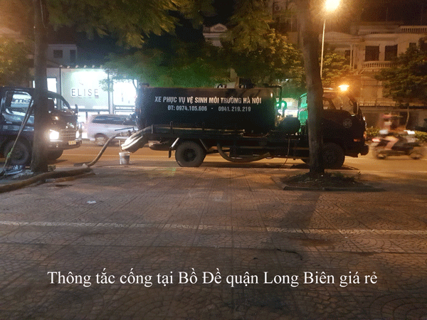 Thông Tắc Cống Tại Bồ Đề Quận Long Biên Giá Rẻ 0941.219.219