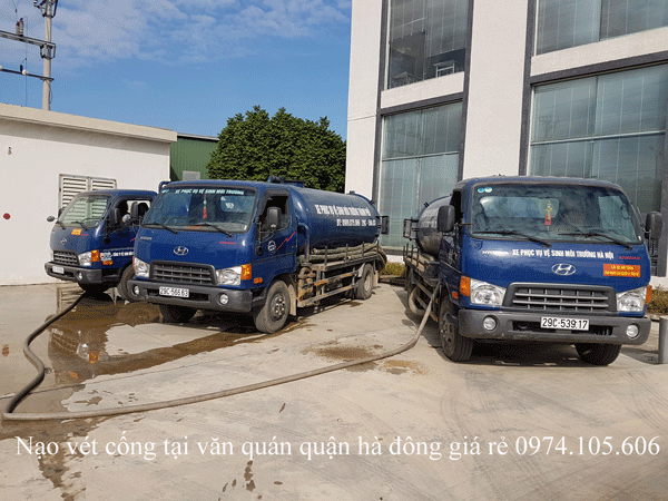 Nạo vét cống tại Văn Quán quận Hà Đông 0941.219.219