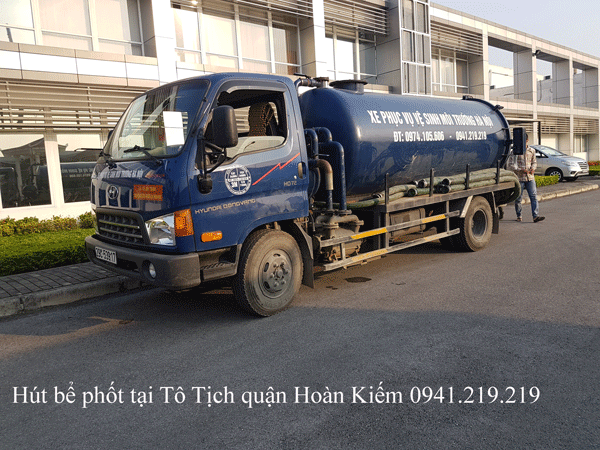 Hút bể phốt tại Tô Tịch quận Hoàn Kiếm 0974.105.606