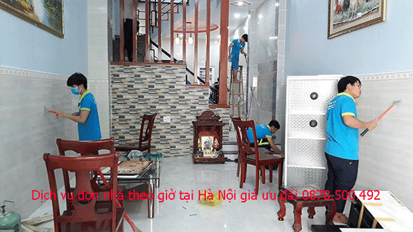 Dịch Vụ Dọn Nhà Theo Giờ Tại Hà Nội Giá ưu đãi 0878.500.492